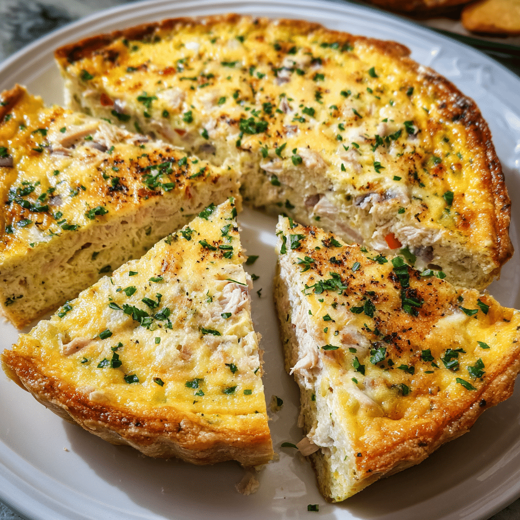 Crustless Tuna Breakfast Quiche