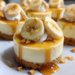 Mini Banana Pudding Cheesecakes