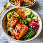 Teriyaki Salmon Bowls