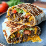 Grilled Cheeseburger Wraps