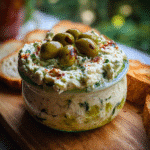 Creamy Feta & Green Olive Spread