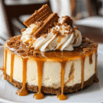 Irresistible Biscoff Salted Caramel Cheesecake