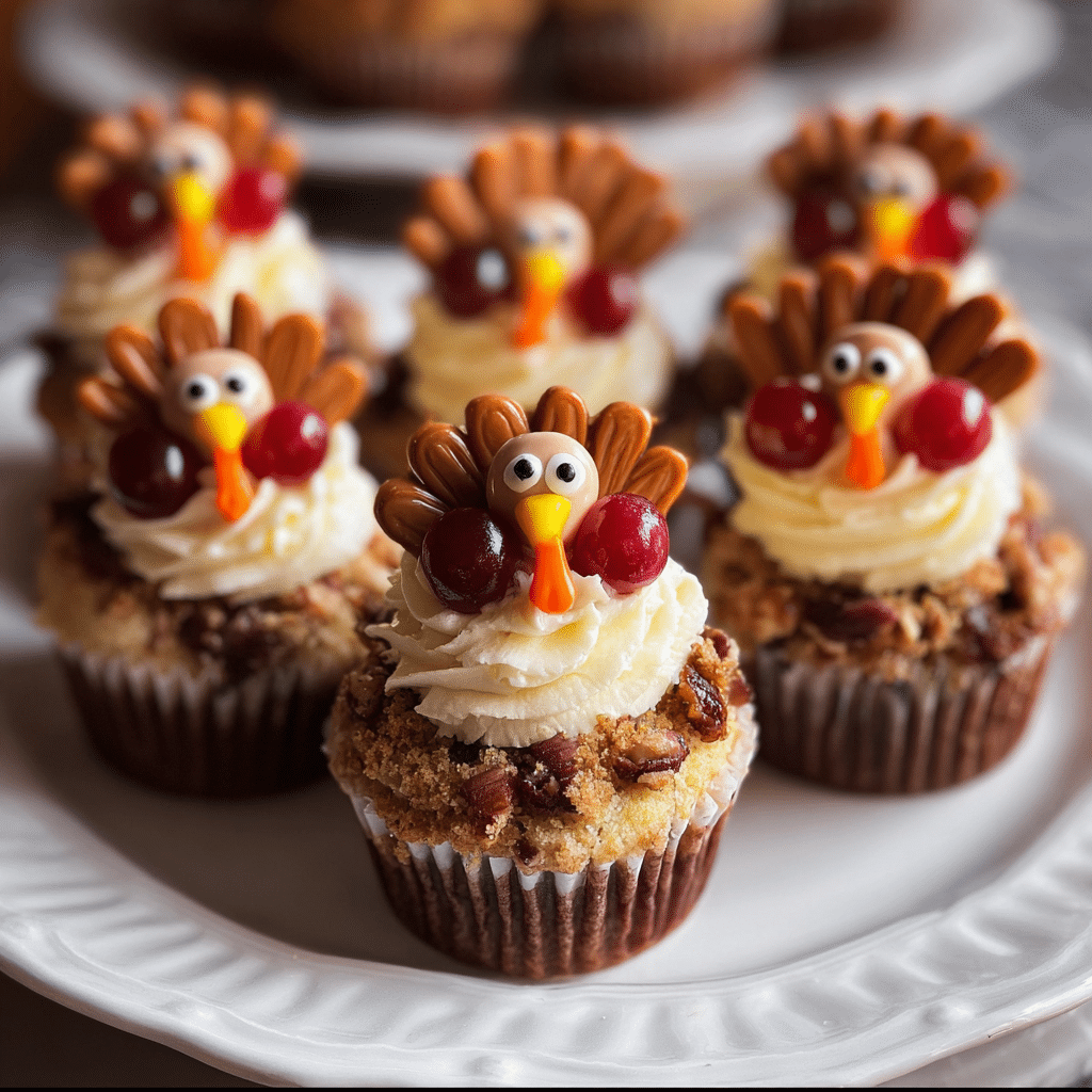 Easy Turkey Cupcakes Recipe