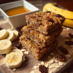 Energizing Banana Oatmeal Bars