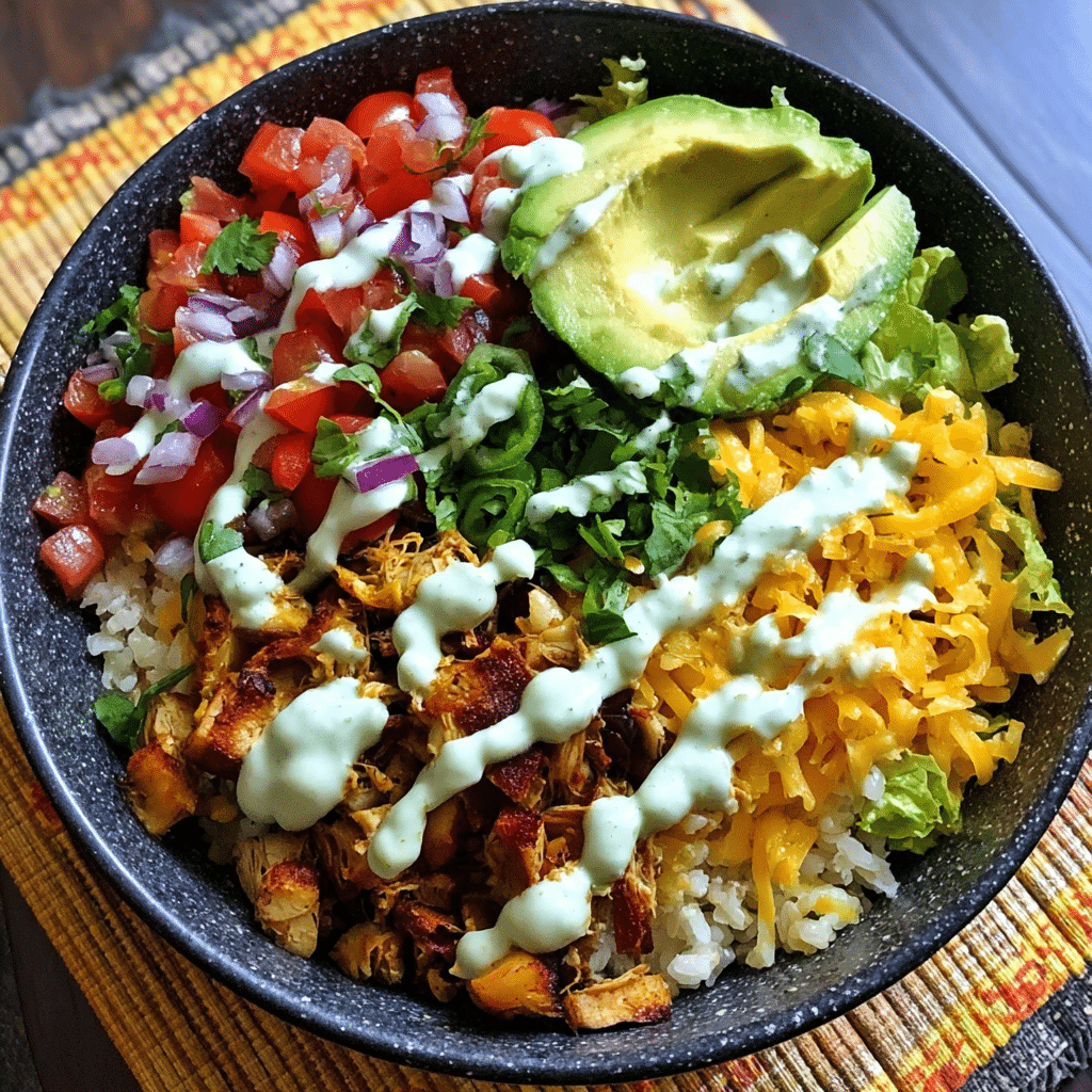 Protein Packed Low Carb Burrito Bowl