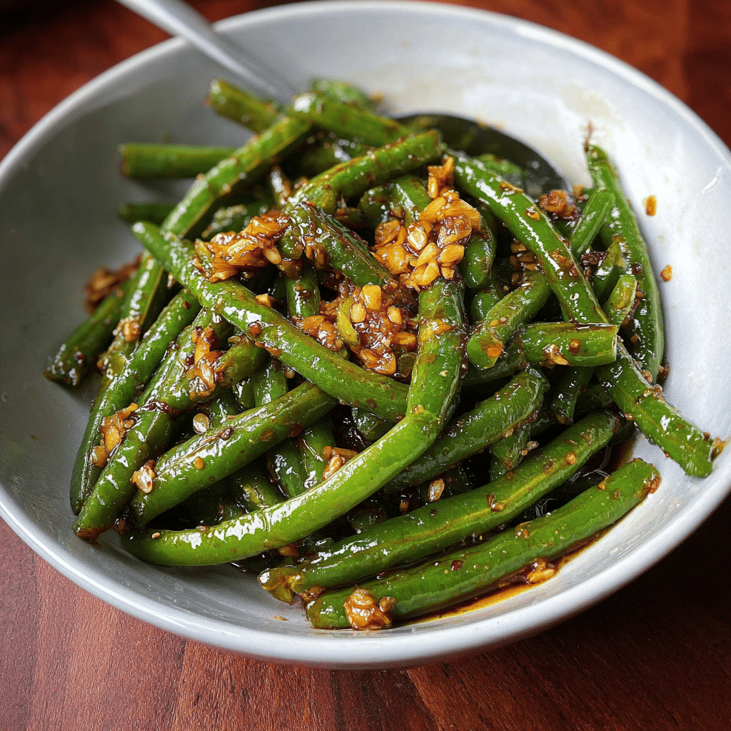 Chinese Green Beans With Garlic Sauce