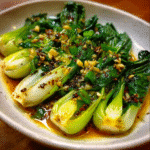 Quick Bok Choy with Garlic and Ginger