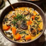 Cozy Autumn Wild Rice Soup