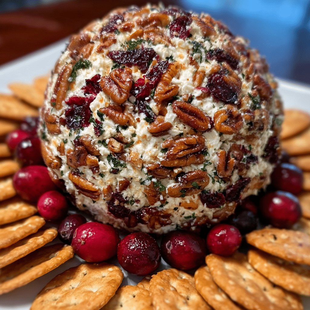 Cranberry Pecan Cheese Ball