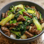 Bok Choy Stir-Fried Beef