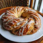 Cozy Apple Kringle with Vanilla Glaze