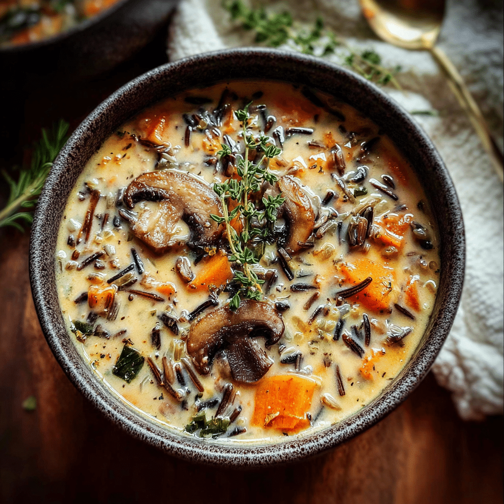 Cozy Autumn Wild Rice Soup