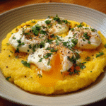 Creamy Polenta with Poached Eggs