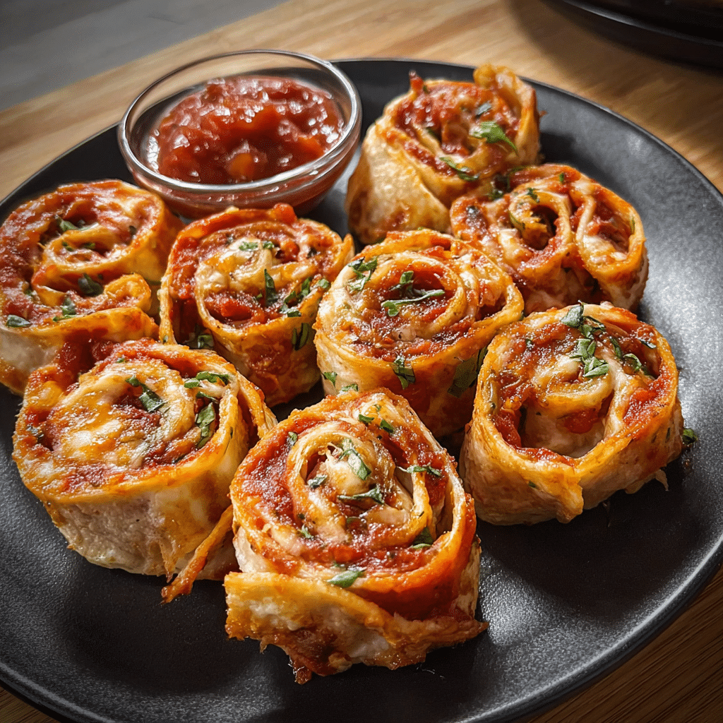 Tortilla Pizza Rolls