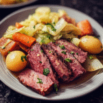 Tender Slow Cooker Corned Beef Cabbage
