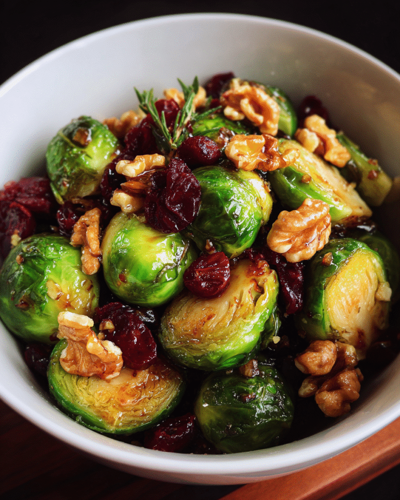 Balsamic Glazed Brussels Sprouts: A Festive Holiday Side Dish