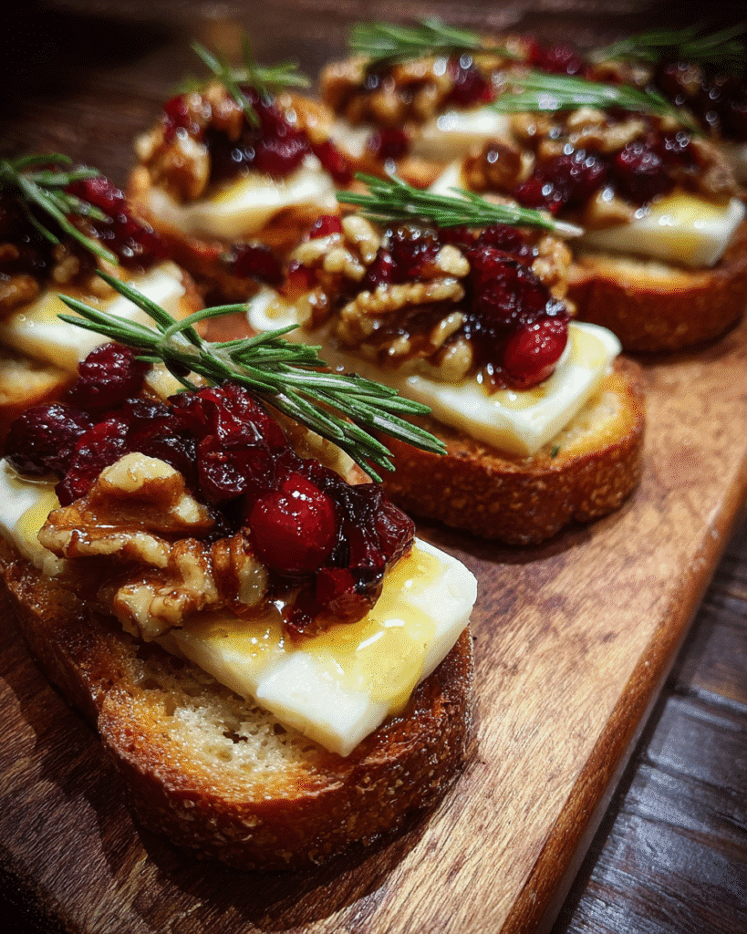 Warm Brie & Cranberry Crostini: 5 Irresistible Bites!