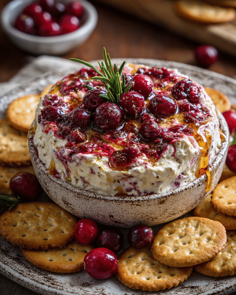 Cranberry Whipped Feta Dip: Your Holiday Appetizer Hero