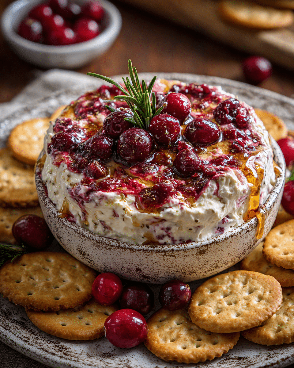 Cranberry Whipped Feta Dip: Your Holiday Appetizer Hero