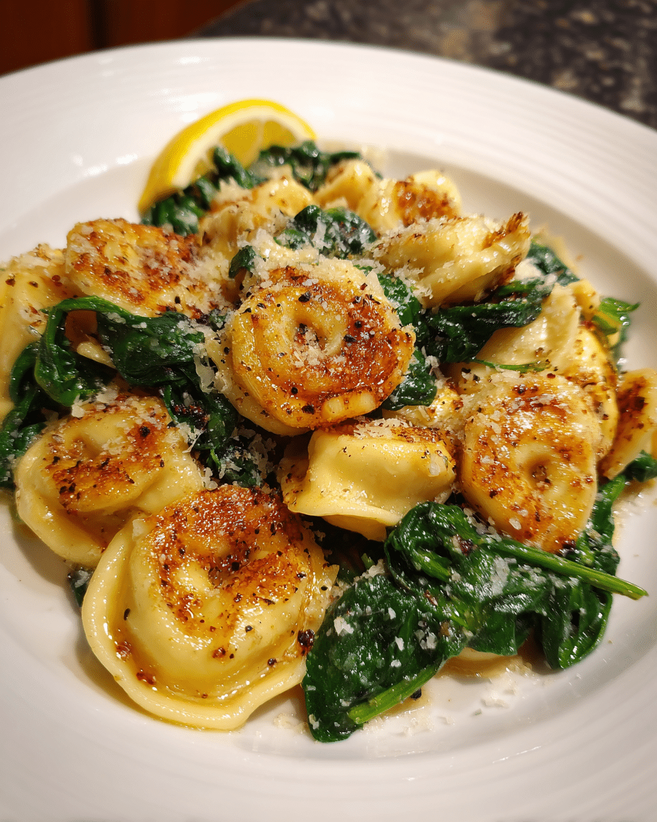 Crispy Parmesan Tortellini: The Lemon Drizzle Delight You'll Crave