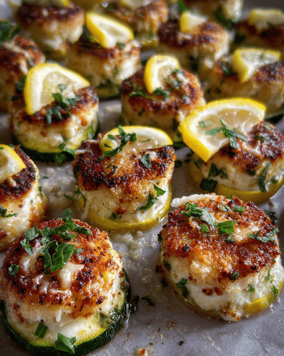 Zucchini and Lemon Ricotta Bites: Mouthwatering Appetizer Magic!