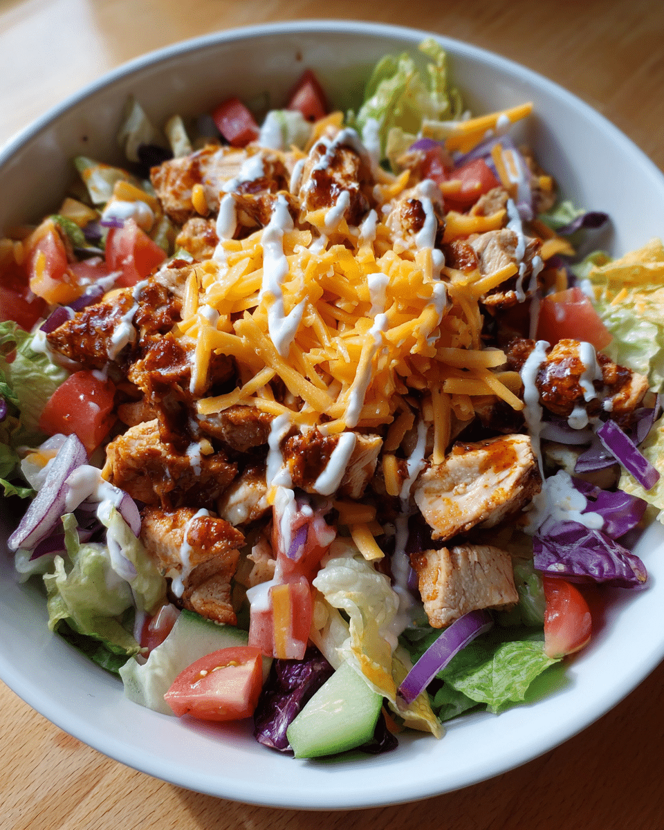 How Easy High Protein Taco Chicken Salad Wins Dinner