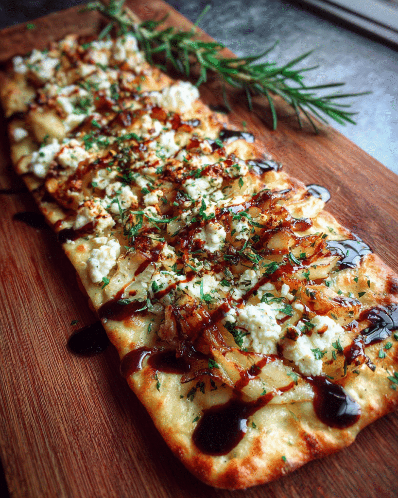 How to Make Apple Feta & Walnut Flatbread Like a Pro