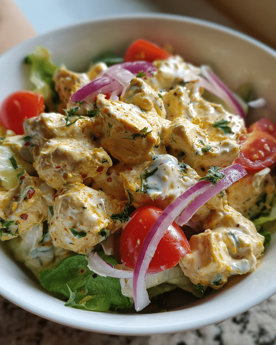 Greek Yogurt Curry Chicken Salad: Easy 15-Min Lunch Magic!