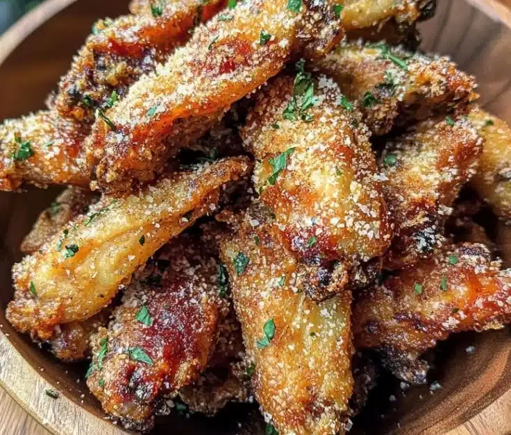 Air Fryer Parmesan Wings