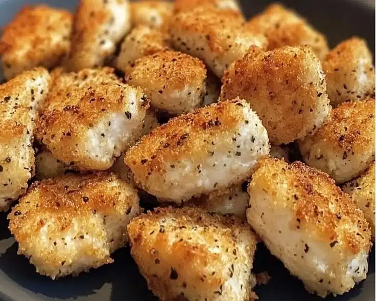 Air Fryer Ranch Crusted Chicken Bites