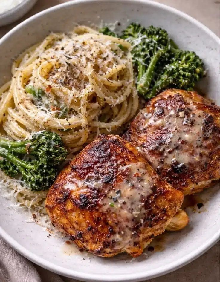 Broccoli Chicken Spaghetti Pasta