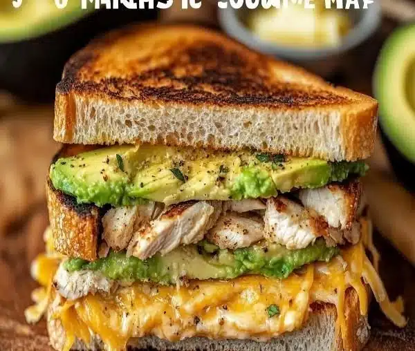 Chicken Avocado Melt Sandwich