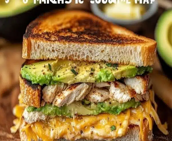 Chicken Avocado Melt Sandwich