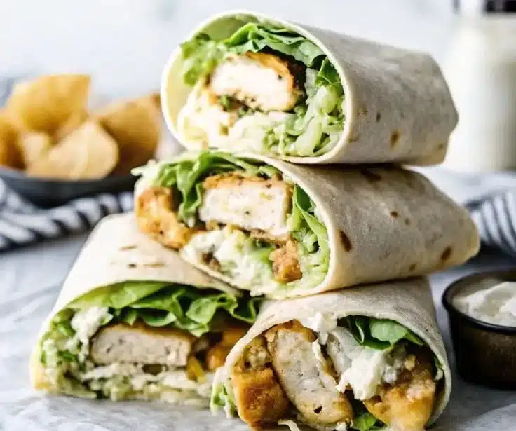 Chicken Caesar Wraps