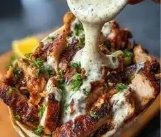 Chicken Shawarma with Garlic Sauce