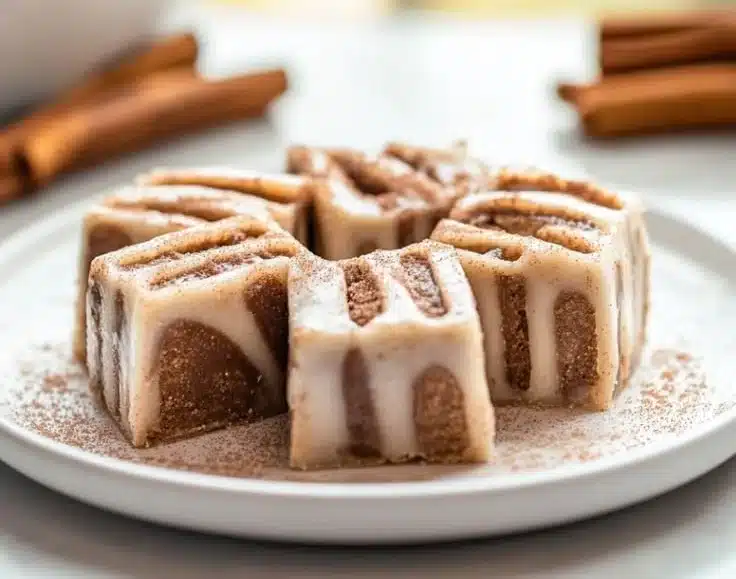 Cinnamon Roll Fudge