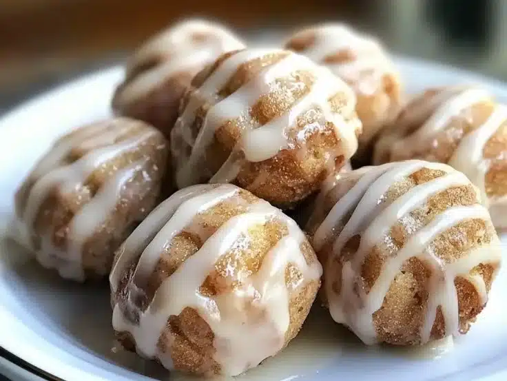 Cinnamon Roll Protein Bites