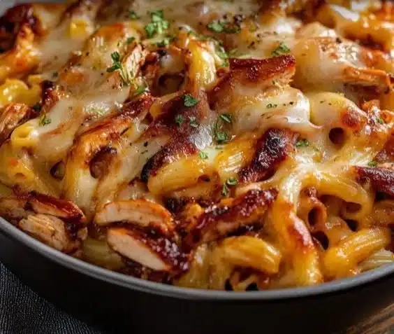 Creamy BBQ Chicken Mac and Cheese
