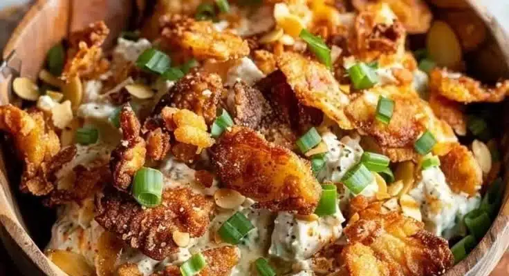 Crispy Smashed Potato Salad
