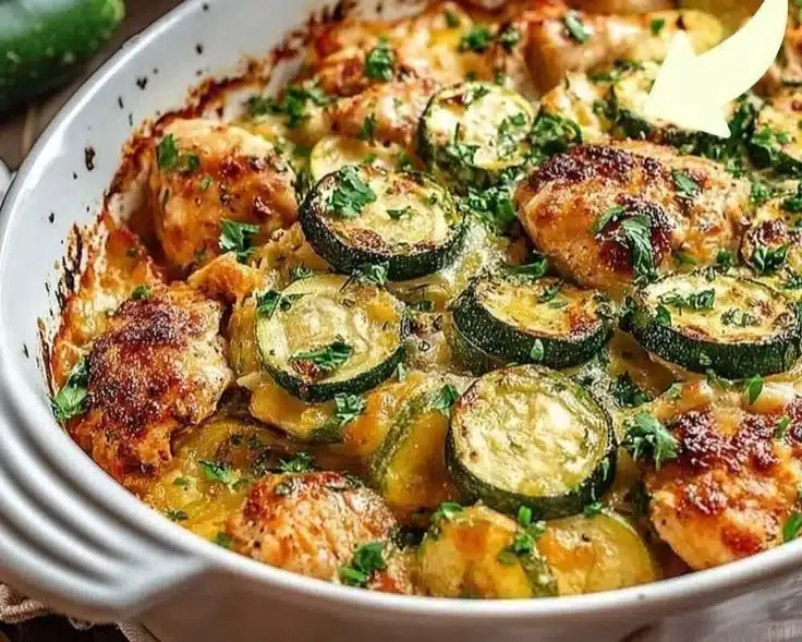 Easy Chicken Zucchini Bake