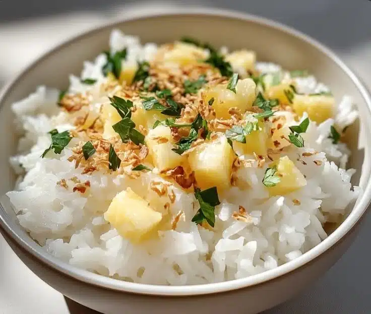 Easy Creamy Coconut Rice