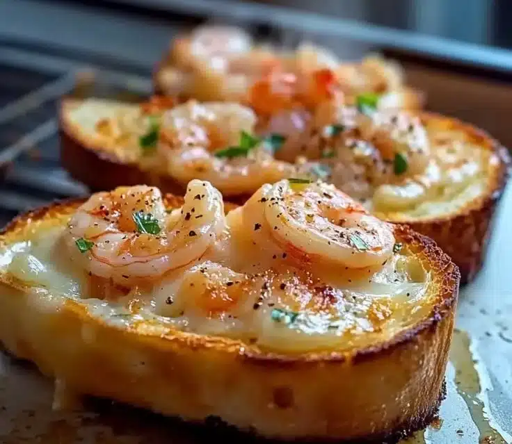 Flavor-Packed Seafood Garlic Toast You'll Crave Every Time