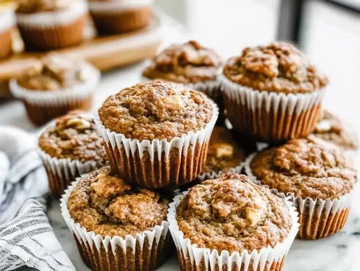 Healthy Banana Muffins