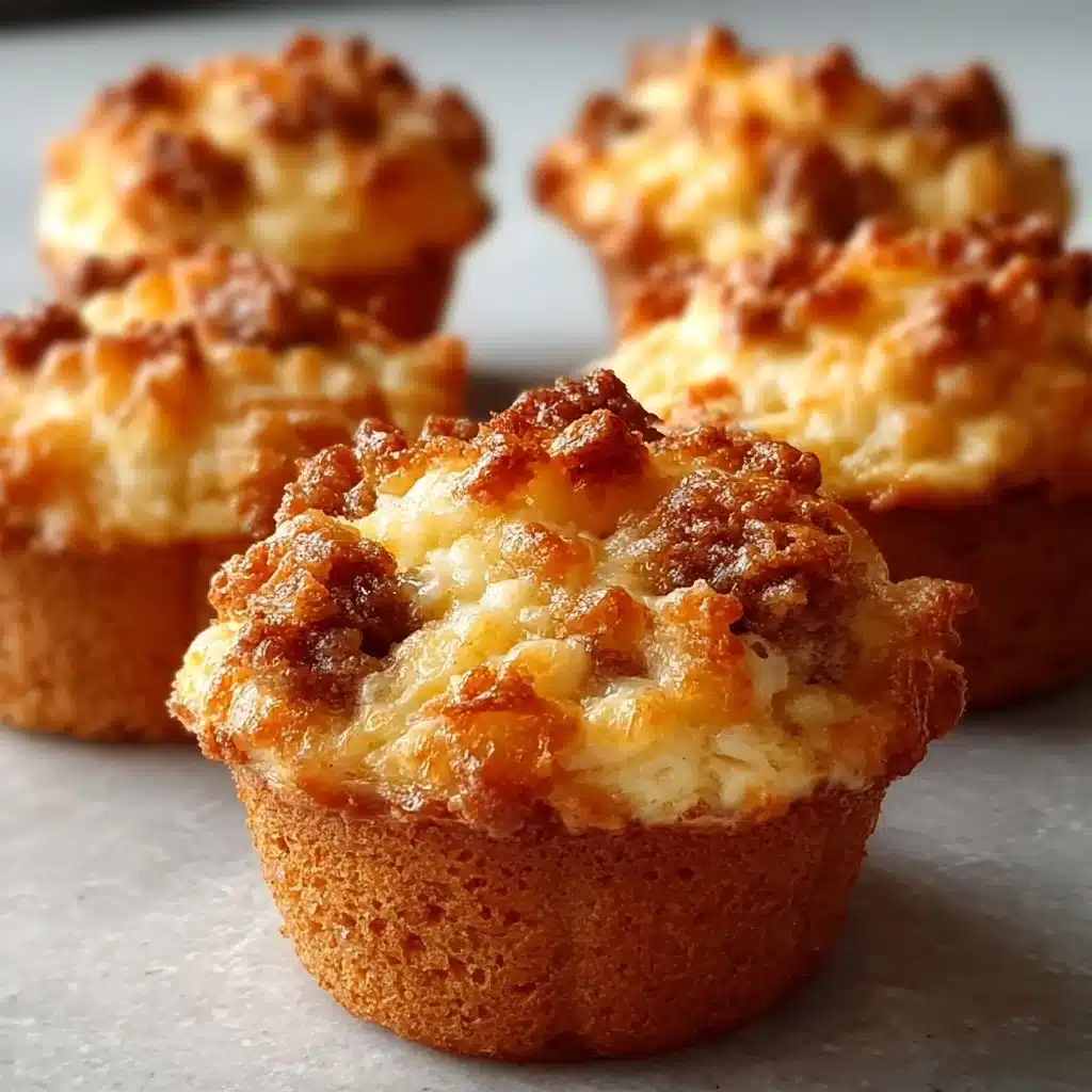 Delicious pancake muffins ready for busy morning breakfasts.