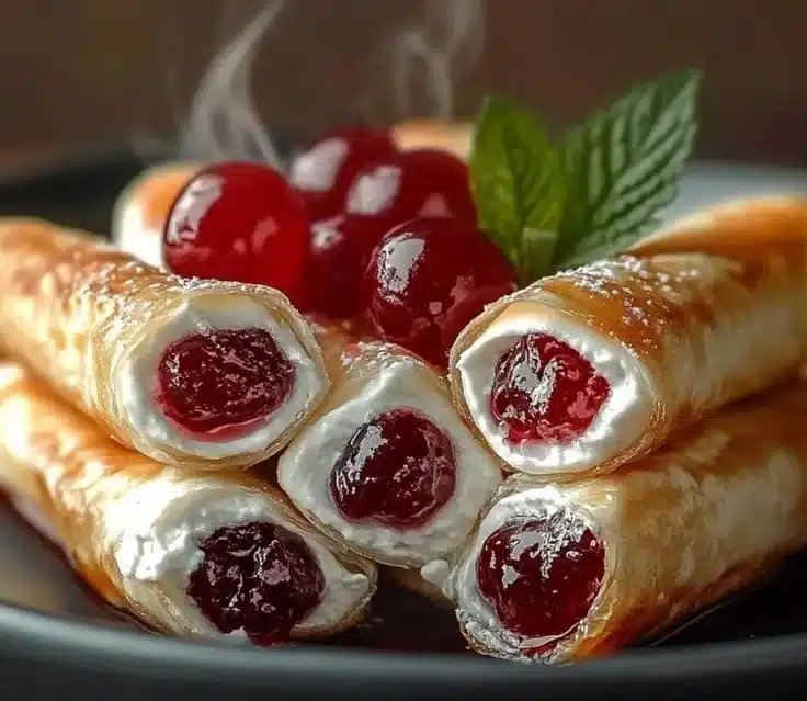 Irresistibly Sweet Cherry Pie Filling Wraps for Breakfast Bliss