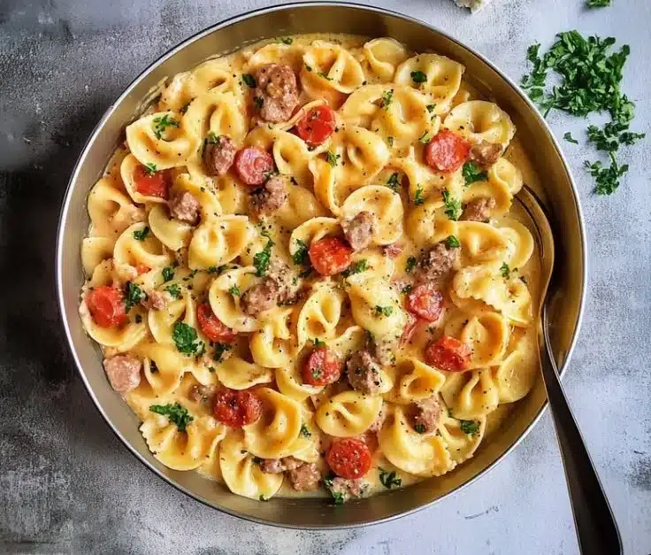Loaded Cajun Alfredo Tortellini