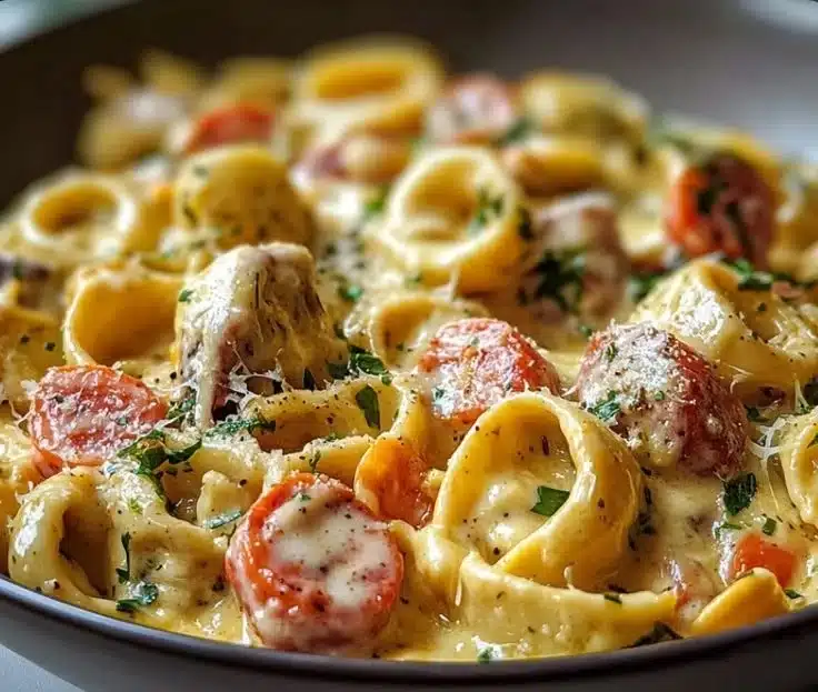Loaded Cajun Alfredo Tortellini