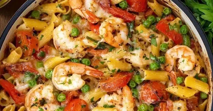 Pasta Primavera with Shrimp
