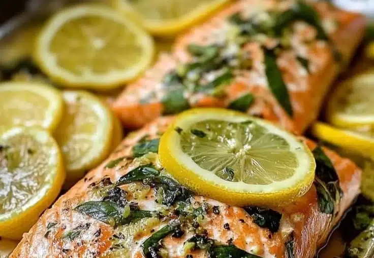 Quick Lemon Basil Salmon
