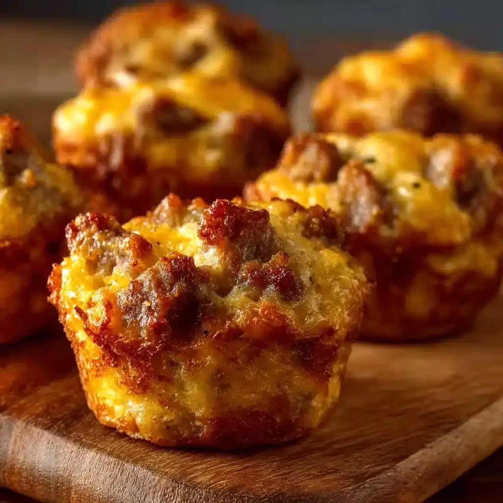 Savory sausage breakfast muffins for a quick and tasty breakfast option